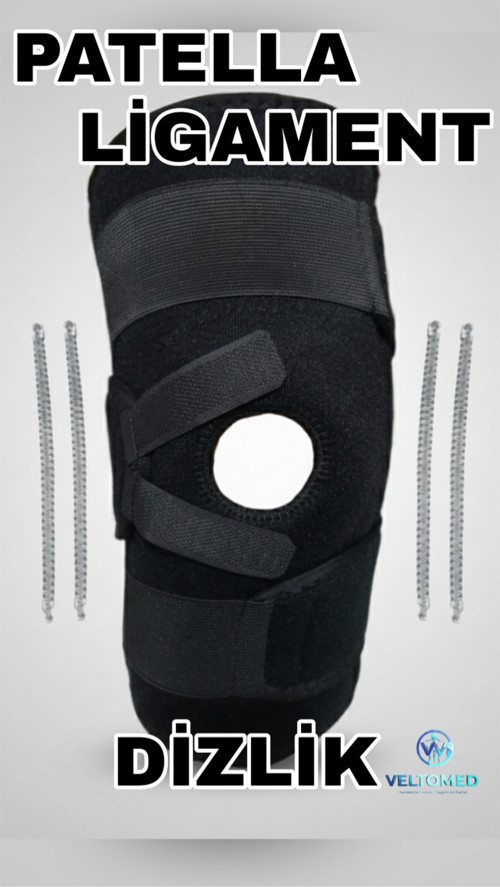 Patella Ve Ligament Destekli Dizlik Fleksible Balenli Yaylı Dizlik Menisküs Ağrıları Için