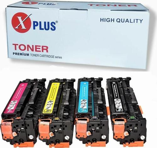 Hp Color Laserjet Pro Mfp M476DW CF380A/CF381A/CF382A/CF383A Ithal 4 Renk Muadil Toner Seti Chipli 3.500 Sayfa