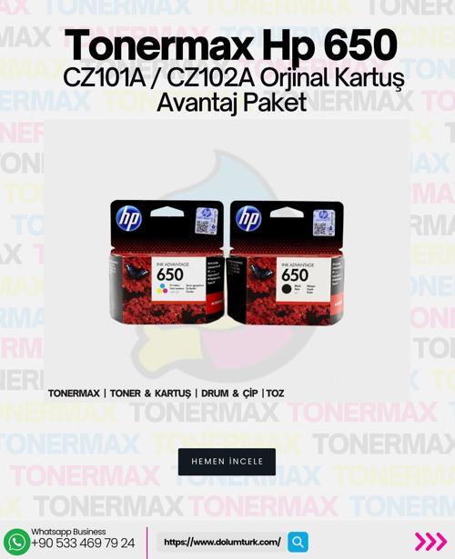 650 CZ101A / CZ102A Set Orjinal Kartuş Avantaj Paket