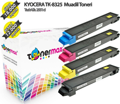 Kyocera TK-8325 Muadil Toneri Set / TASKalfa 2551ci