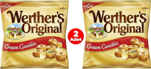 Werther's Original Cream Candies Karamel Kaplı Krema Şeker 150 g (2 ADET)