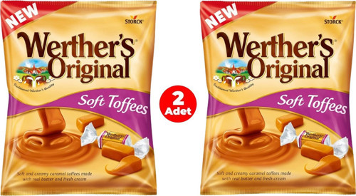 Werther's Original Soft Caramel Toffees Yumuşak Karamel Şekerleme 100 g (2 ADET)