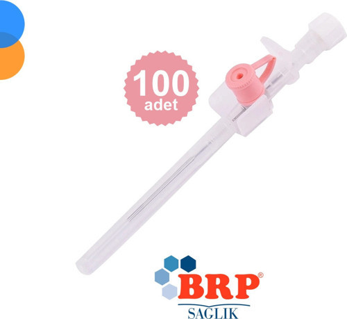 Branül (İntraket) Pembe 20G - 100 lü Kutu