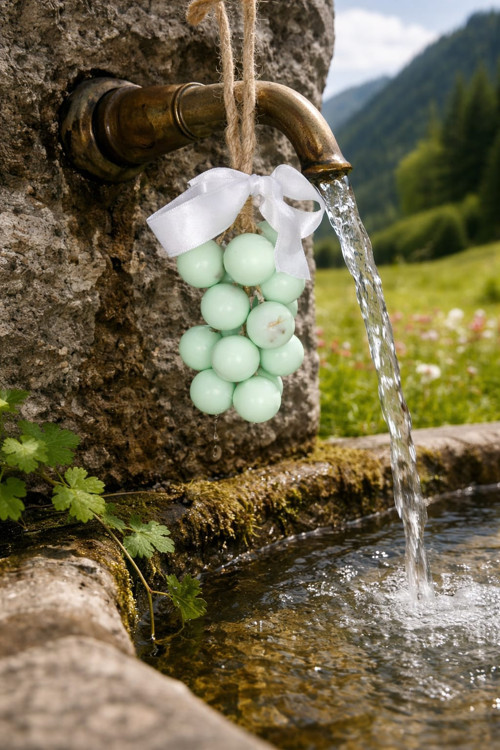 Üzüm Salkım Sabun – El Yapımı Kokulu Dekoratif Hediyelik Sabun