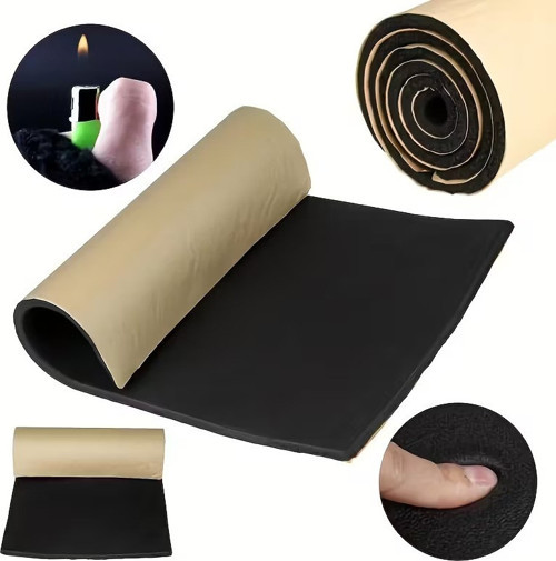 Araç Oto Yalıtım Kauçuk Esaslı Yapışkanlı 6mm 50cm x 100cm Yalıtım Malzemesi