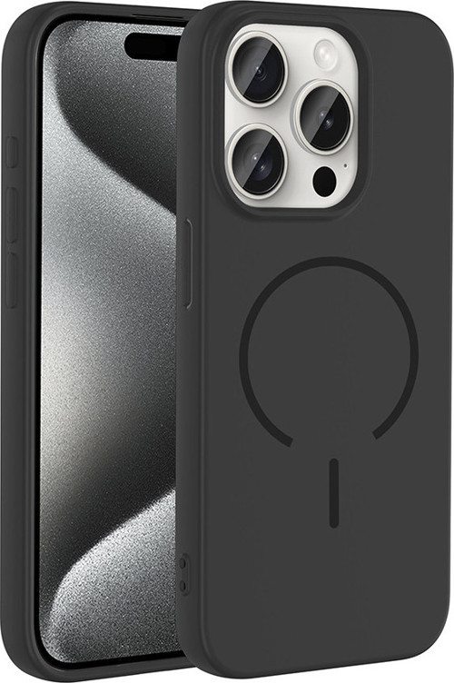 iPhone 15 Pro Kılıf Kamera Çıkıntılı Magsafe Şarj Özellikli Lüx Meta Kapak