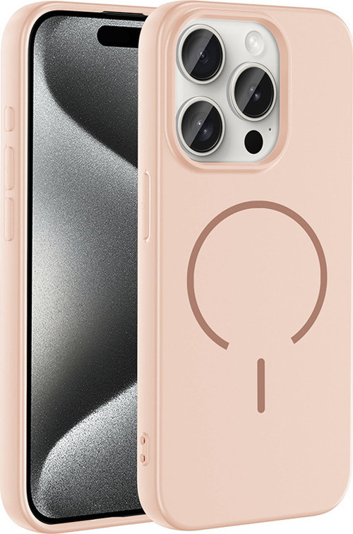 iPhone 15 Pro Kılıf Kamera Çıkıntılı Magsafe Şarj Özellikli Lüx Meta Kapak