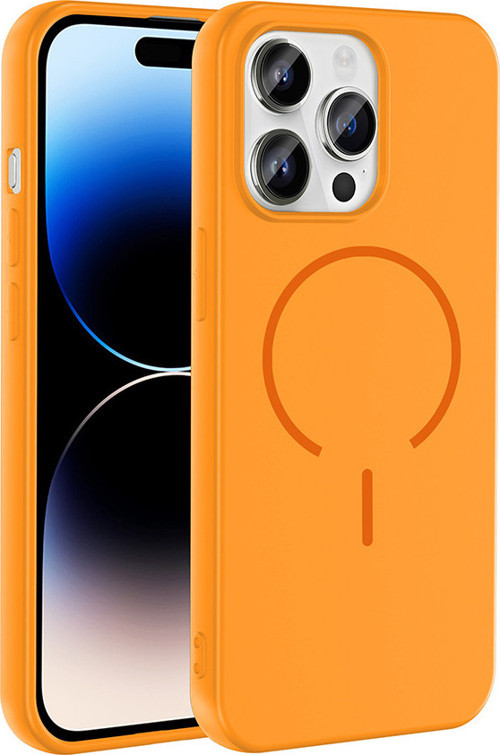 iPhone 14 Pro Max Kılıf Kamera Çıkıntılı Magsafe Şarj Özellikli Lüx Meta Kapak