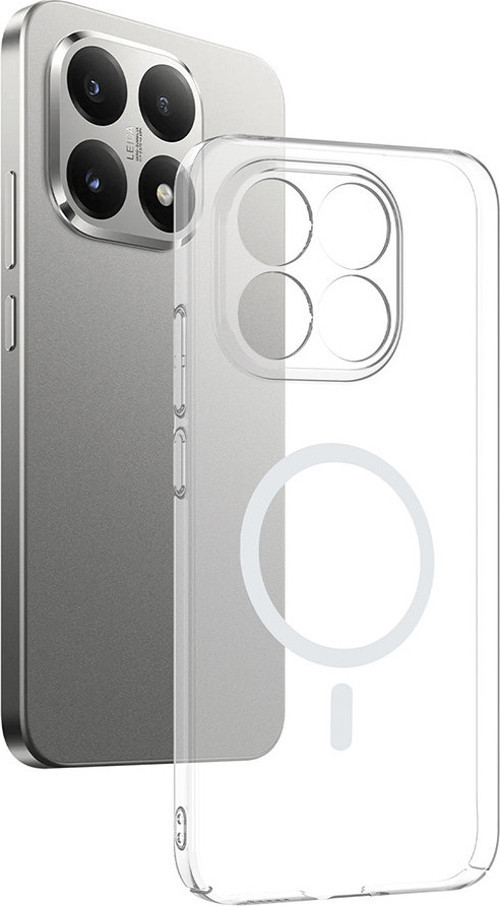 Xiaomi 15T Kılıf Kamera Korumalı MagSafe Şarj Özellikli Lüx Şeffaf London Silikon Kapak