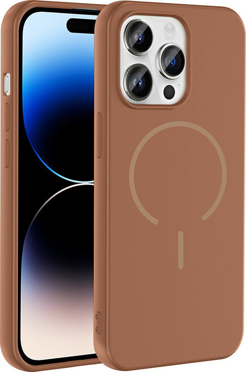 iPhone 14 Pro Max Kılıf Kamera Çıkıntılı Magsafe Şarj Özellikli Lüx Meta Kapak