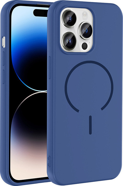 iPhone 14 Pro Max Kılıf Kamera Çıkıntılı Magsafe Şarj Özellikli Lüx Meta Kapak