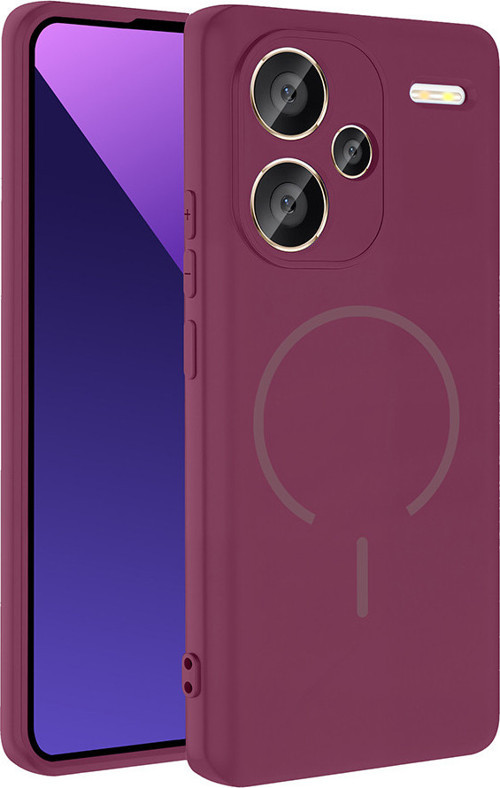 Redmi Note 13 Pro Plus 5G Kılıf Kamera Çıkıntılı Magsafe Şarj Özellikli Lüx Meta Kapak