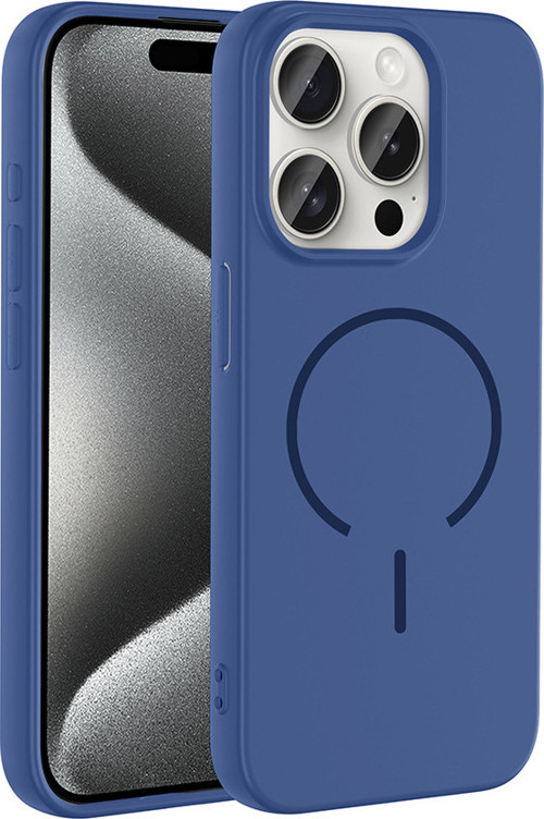 iPhone 15 Pro Kılıf Kamera Çıkıntılı Magsafe Şarj Özellikli Lüx Meta Kapak