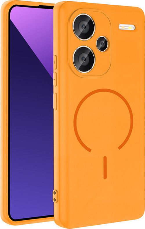 Redmi Note 13 Pro Plus 5G Kılıf Kamera Çıkıntılı Magsafe Şarj Özellikli Lüx Meta Kapak