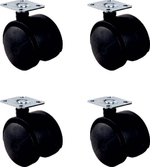 Büyük Plastik Tablalı Teker - 50MM HKS126 - 4 Adet