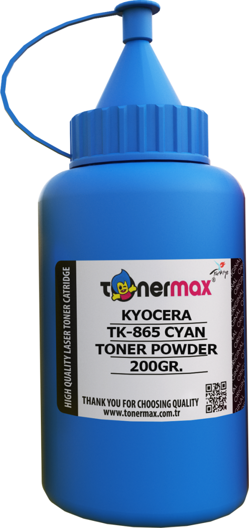 Kyocera Mita TK-865 / TASKalfa 250ci / 300ci Mavi Toner Tozu