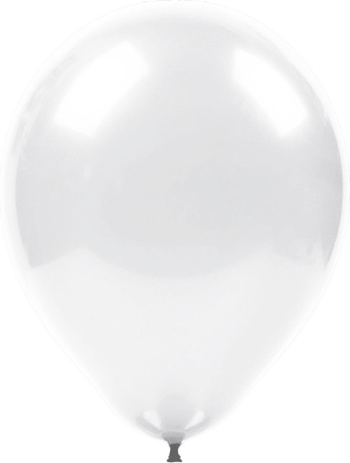Helyuma Uyumlu Beyaz Metalik Balon 12 inç 5 Adet Metalik Beyaz Balon 12 inch