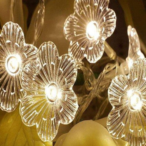 Çiçek Desenli 3.5 Metre USB LED Işık – 20 LED’li Dekoratif Ortam Aydınlatması (5314)