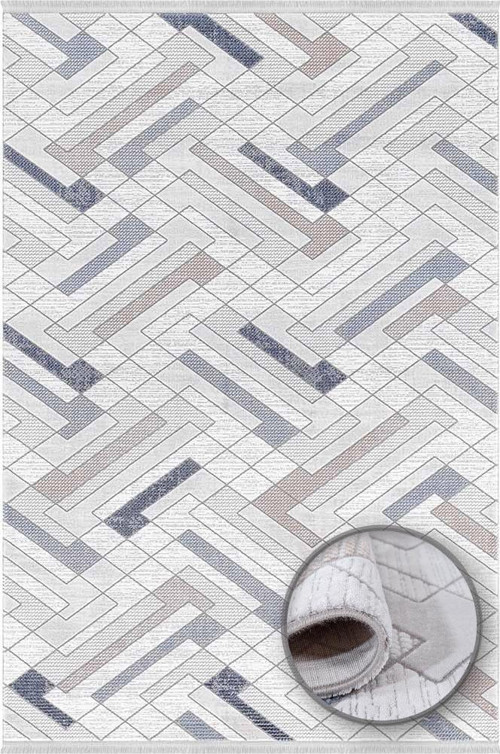 Salon Halısı 200x290 Maçka 2155A Mavi
