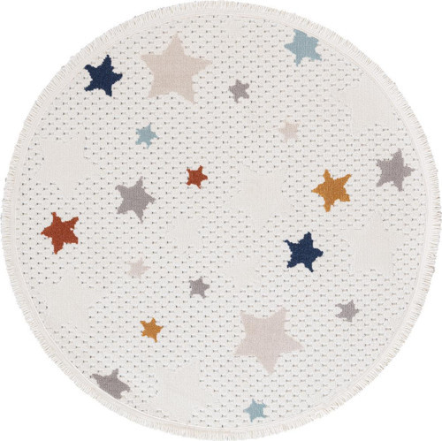 Risby Kids Daire Çocuk Halısı 160x160 1807A Mavi