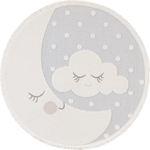 Risby Kids Daire Çocuk Halısı 160x160 1816A Mavi