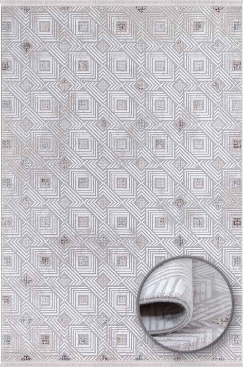 Oda Halısı 160x230 Viona 4303A Gri