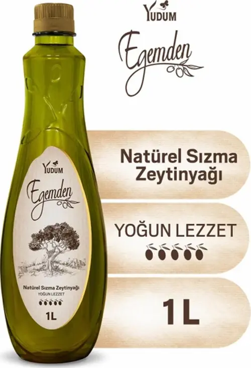 Egemden Natürel Sızma Zeytinyağı Yoğun Lezzet 1 LT