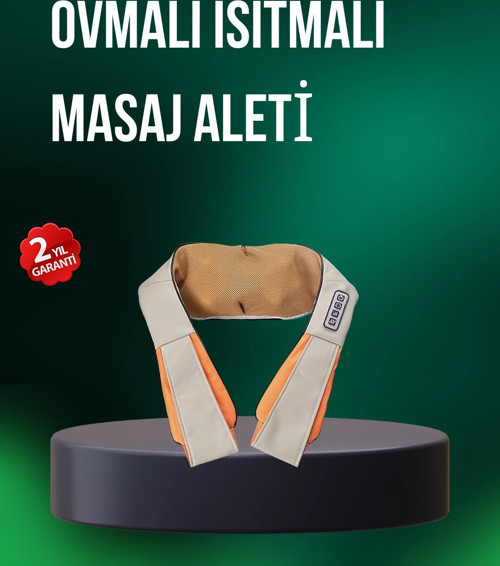 Ovmalı Isıtmalı Masaj Aleti Bel Boyun Omuz İçin Profesyonel Masaj Keyfi