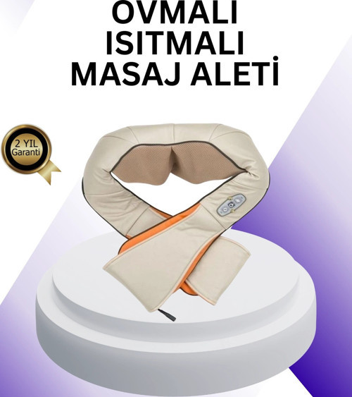 Ovmalı Isıtmalı Boyun Omuz Bel Masaj Aleti Kas Ve Eklem Ağrılarına Etkili