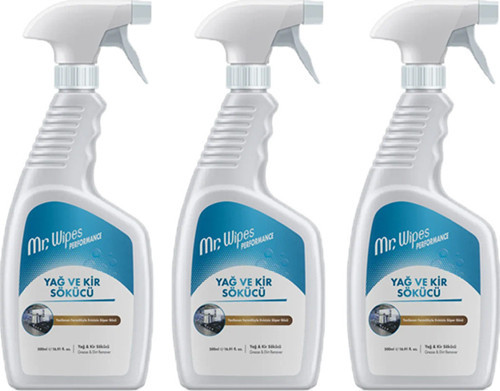3'Lü Mr. Wipes Yağ Ve Kir Sökücü 500 Ml