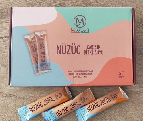 Mısswell Nüzüc Karışık Bitki Suyu 40Adet * 15 Ml.