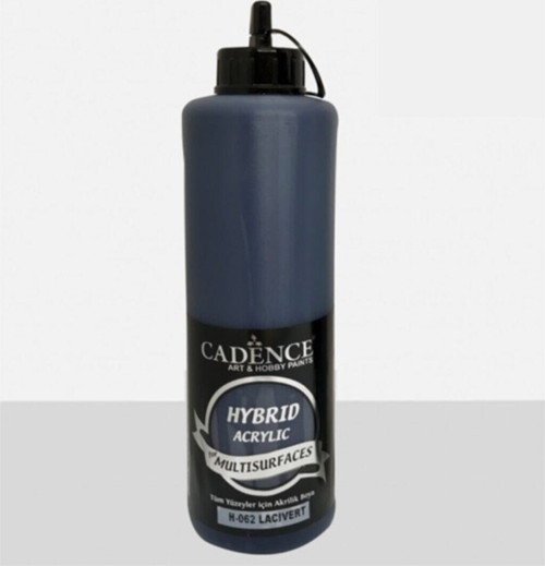 Boya Multisurface Hybrid Hibrit Akrilik Boya 500 Ml. H-062 Lacivert