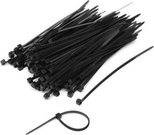 Plastik Cırt Kelepçe 4,8X300 Siyah 100 Adet(Paket)