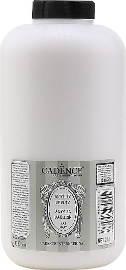Cadence Su Bazlı Vernik Mat 2000Ml
