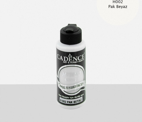 Hibrit Multisurface Akrilik Boya 120 Ml H002 Pak Beyaz
