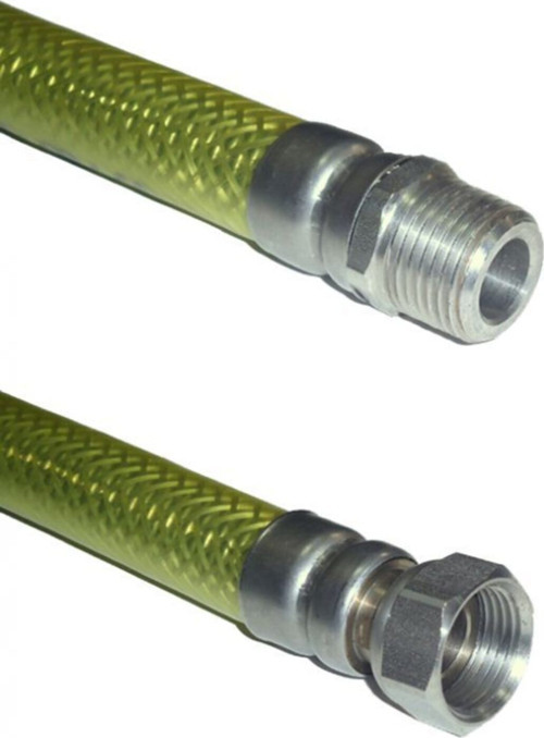 Yeni Tip Fleksi - Doğalgaz Ocak Ve Soba Bağlantı Hortumu 125 Cm
