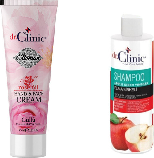 Dr Clinic El Kremi + Elma Sirkeli Şampuan