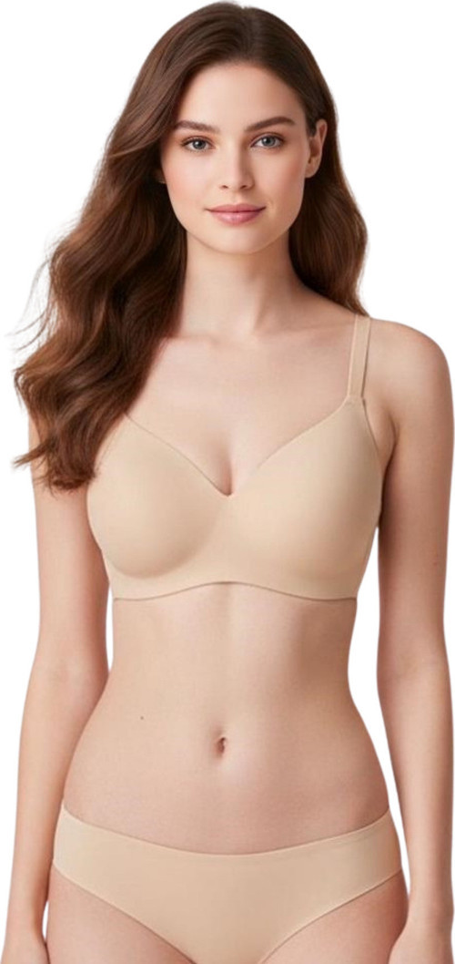 Lazer Kesim Dikişsiz Hayalet Sütyen Çıkarılabilir Pedli Ayarlanabilir Askı Ten
