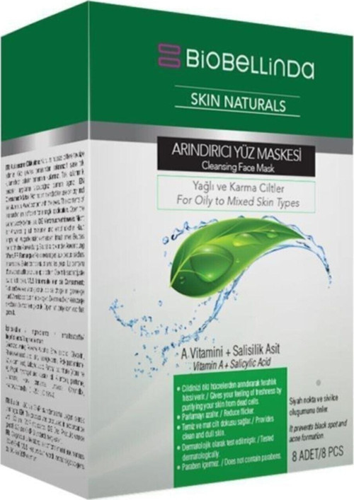 Bl14389 Biobellinda Arındırıcı Maske-Biobellinda Maske 8Li Set