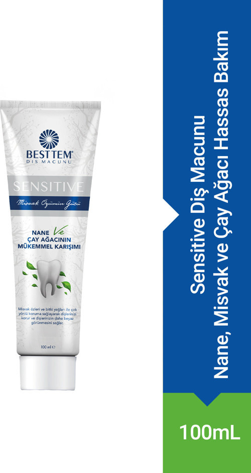 Diş Macunu – Nane, Çay Ağacı Ve Misvak Içerikli Ferahlık | 100 Ml