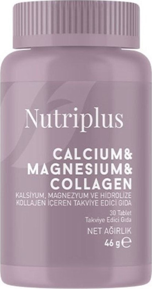 Calcium,Magnesium.Tip Iı Collogen 30 Tablet