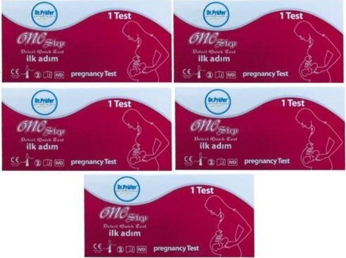 One Step Gebelik Testi 1 Adet) 5 Kutu