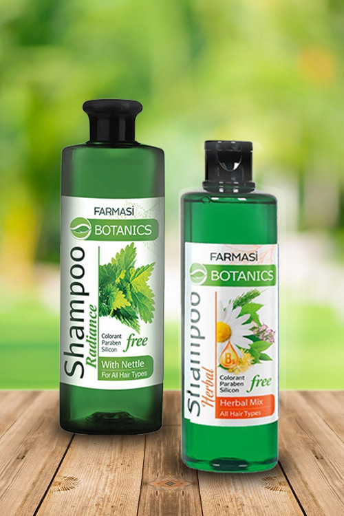 Botanics Saç Bakım Seti Isırgan Şampuan+Herbal Mix Şampuan