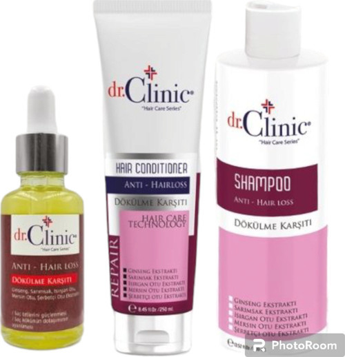 Dr Clinic Dökülme Karşıtı Şampuan Seti