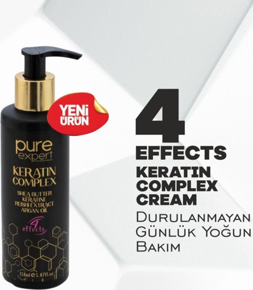 Keratin Complex Cream & Kuru Ve Yıpranmış Saçları Anında Onaran Bakım Kremi