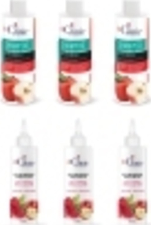 Dr.Clinic Elma Sirkeli Şampuan 400 Ml + Elma Ve Frambuaz Sirkeli Saç Toniği 200 Ml 8' Li Paket