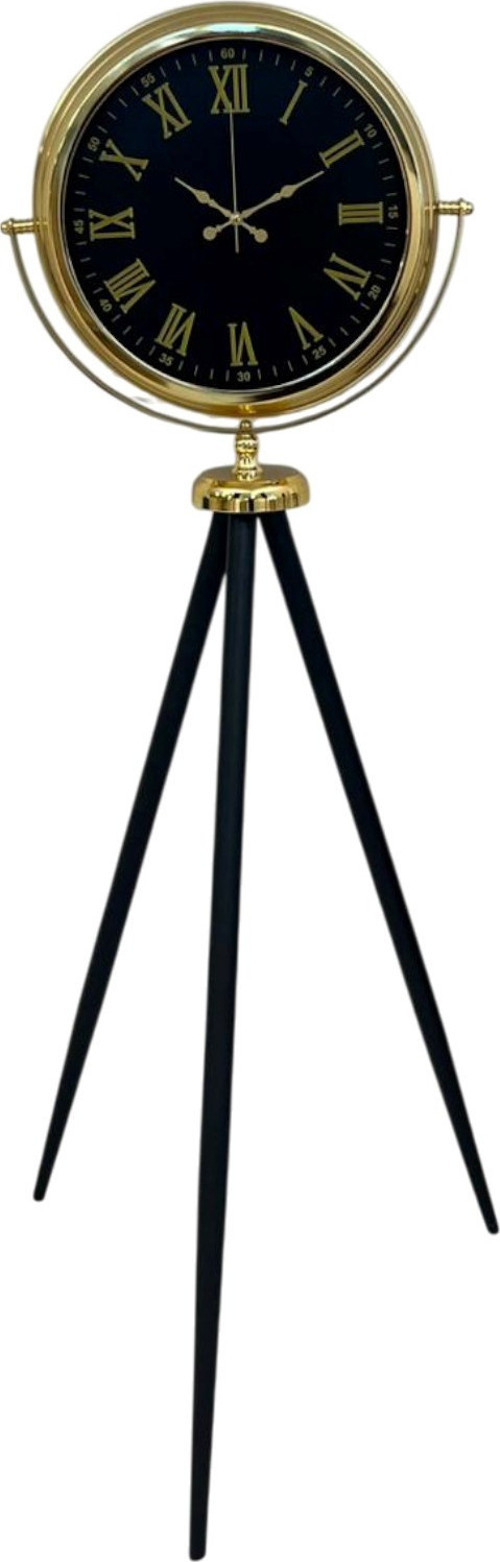 Büro Ev Ofis Hediyesi için Golden Asaletli Üç Ayaklı Dekoratif Saat