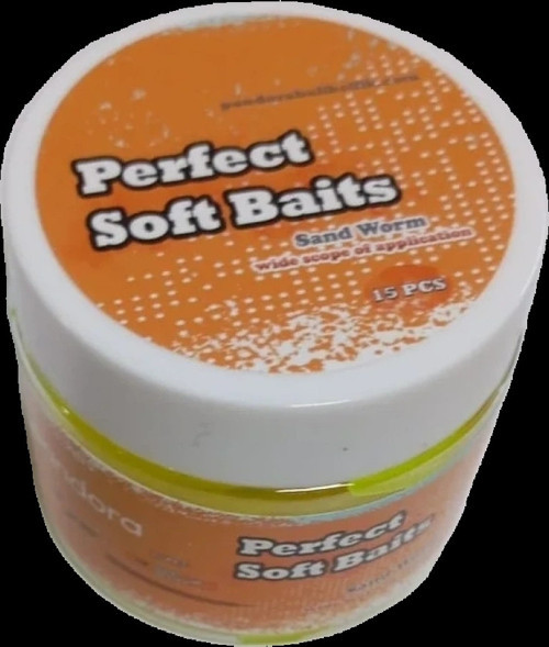 Kavanoz Perfect Soft Baits Sandworm 7cm Renk: Light Green