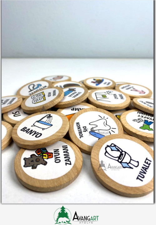 Günlük Rutin Tablosu (Magnet Beyaz Zemin)