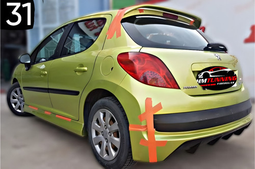 s Peugeot 207 Arka Ek
